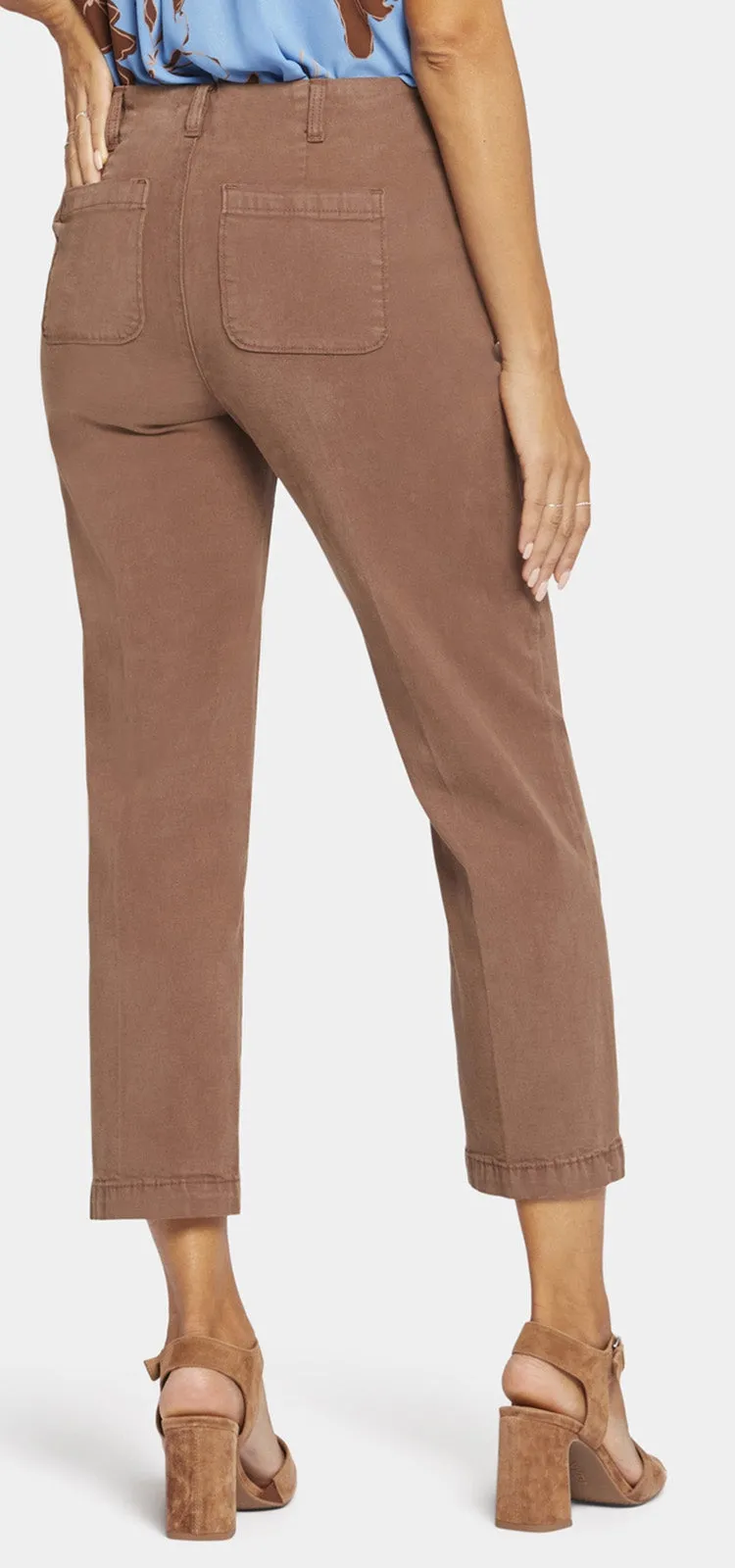 Marilyn Ankle Trouser Bruin Stretch Twill | Mocha