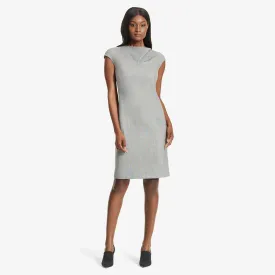 Marilyn Dress - Sharkskin :: Black / White