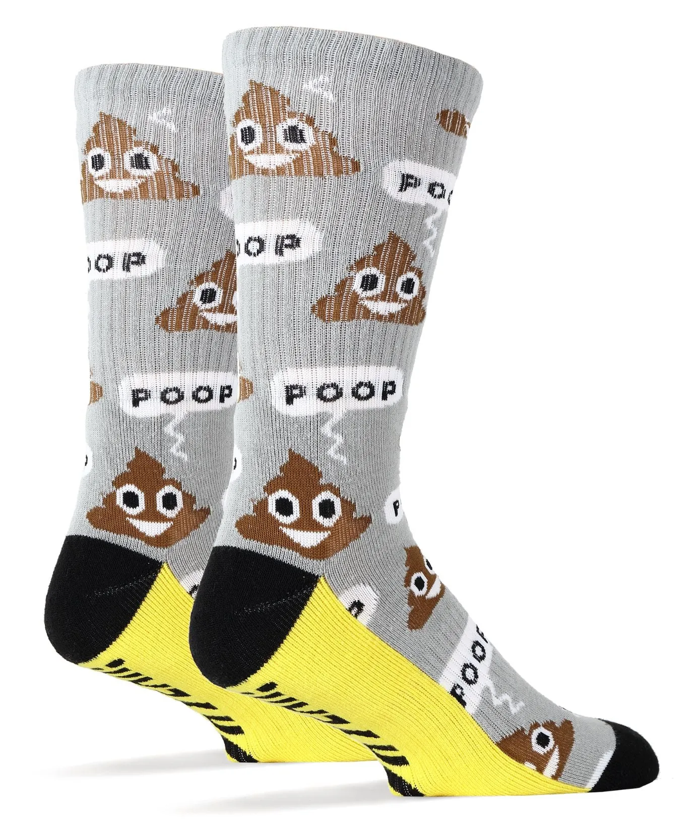 Men's Athletic Crew - Poop! Grey