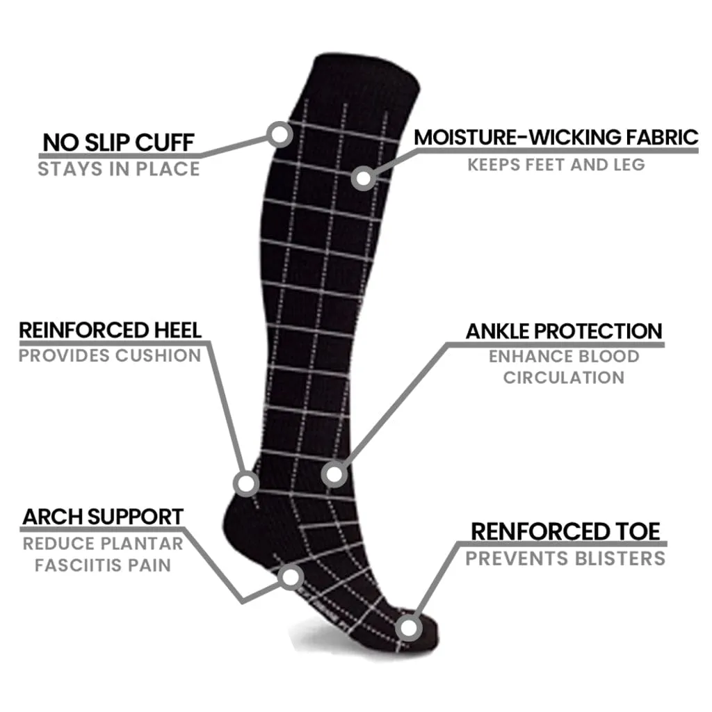 Men's Starter Compression Socks // Black (3-Pairs)