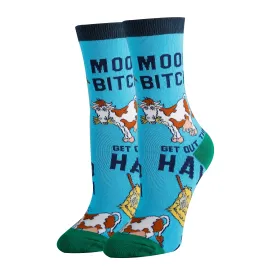 Mooo Over Socks