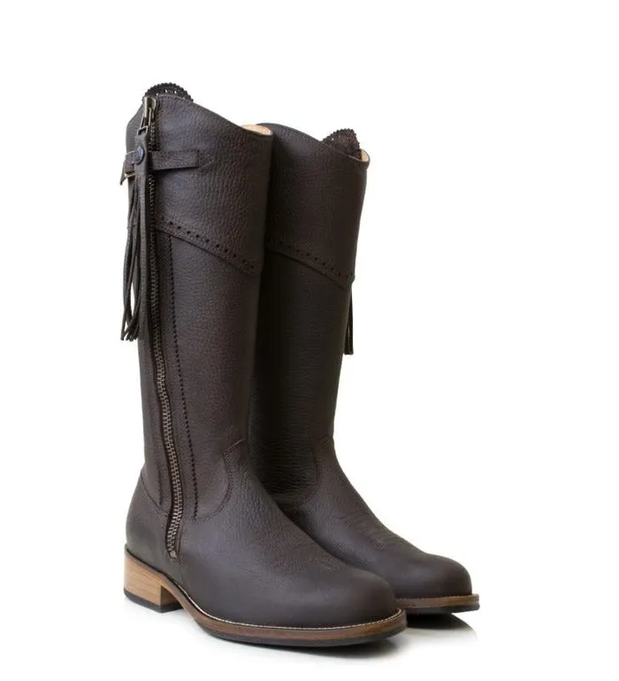 Mustang - Mid Calf Boot - Brown - Size UK 3