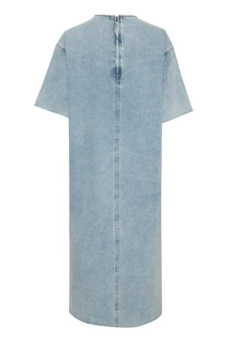 My Essential Wardrobe Latti dress in Medium Blue