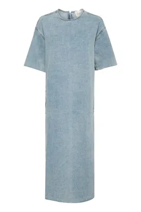 My Essential Wardrobe Latti dress in Medium Blue