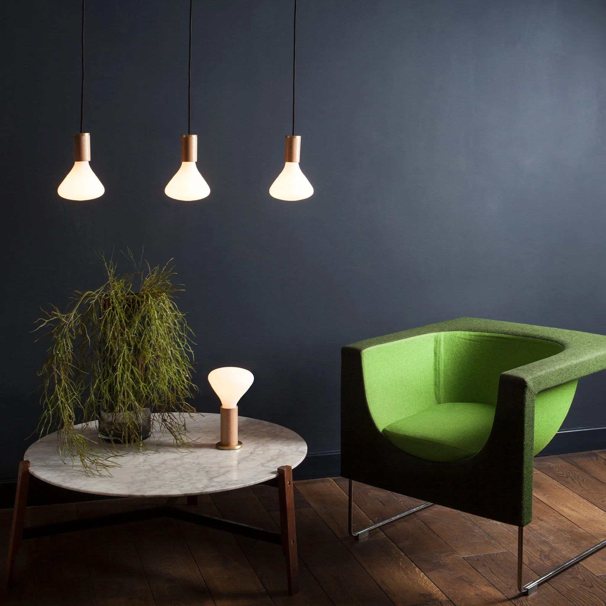 Noma Pendant Light in Walnut