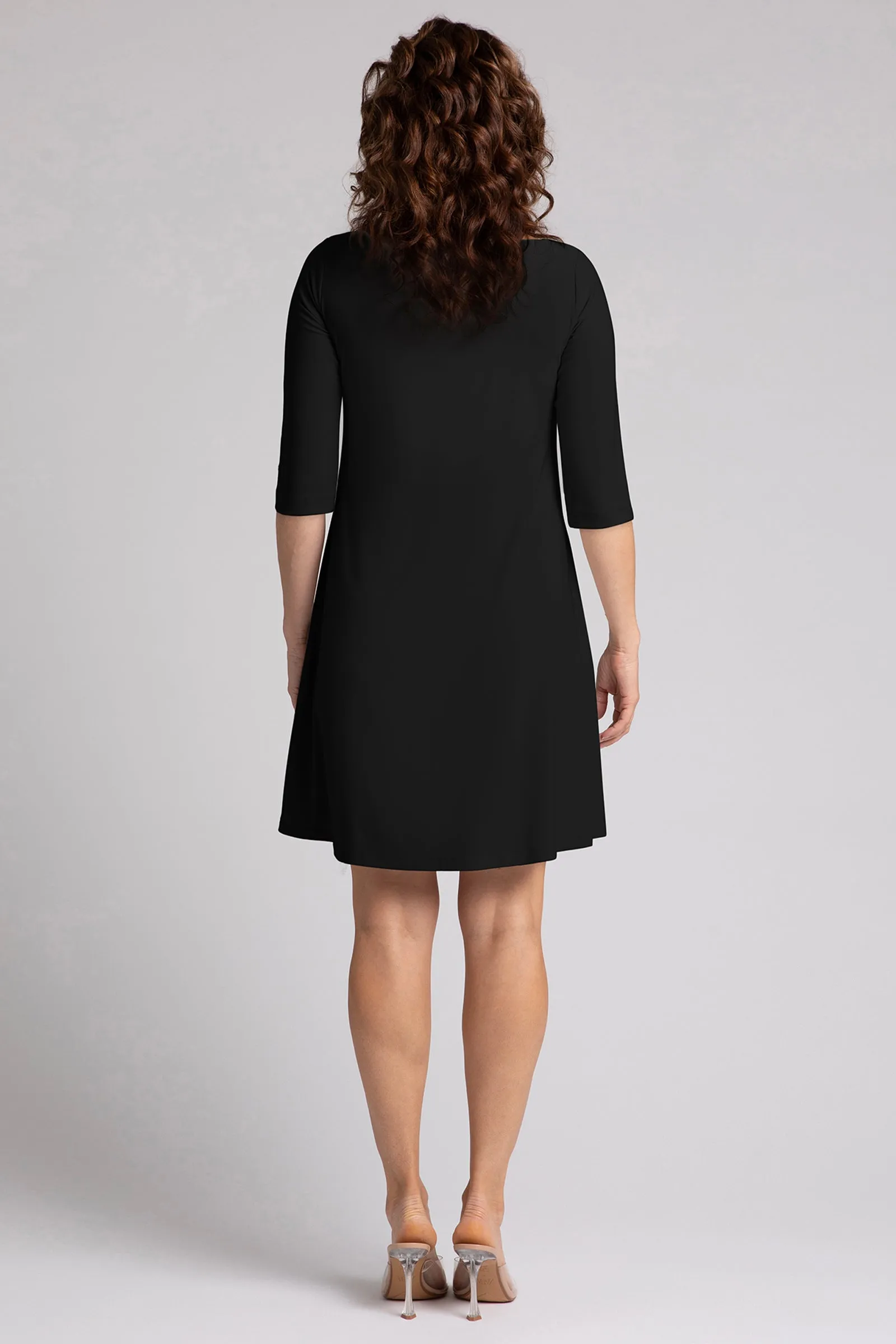 Nu Trapeze Dress | Black