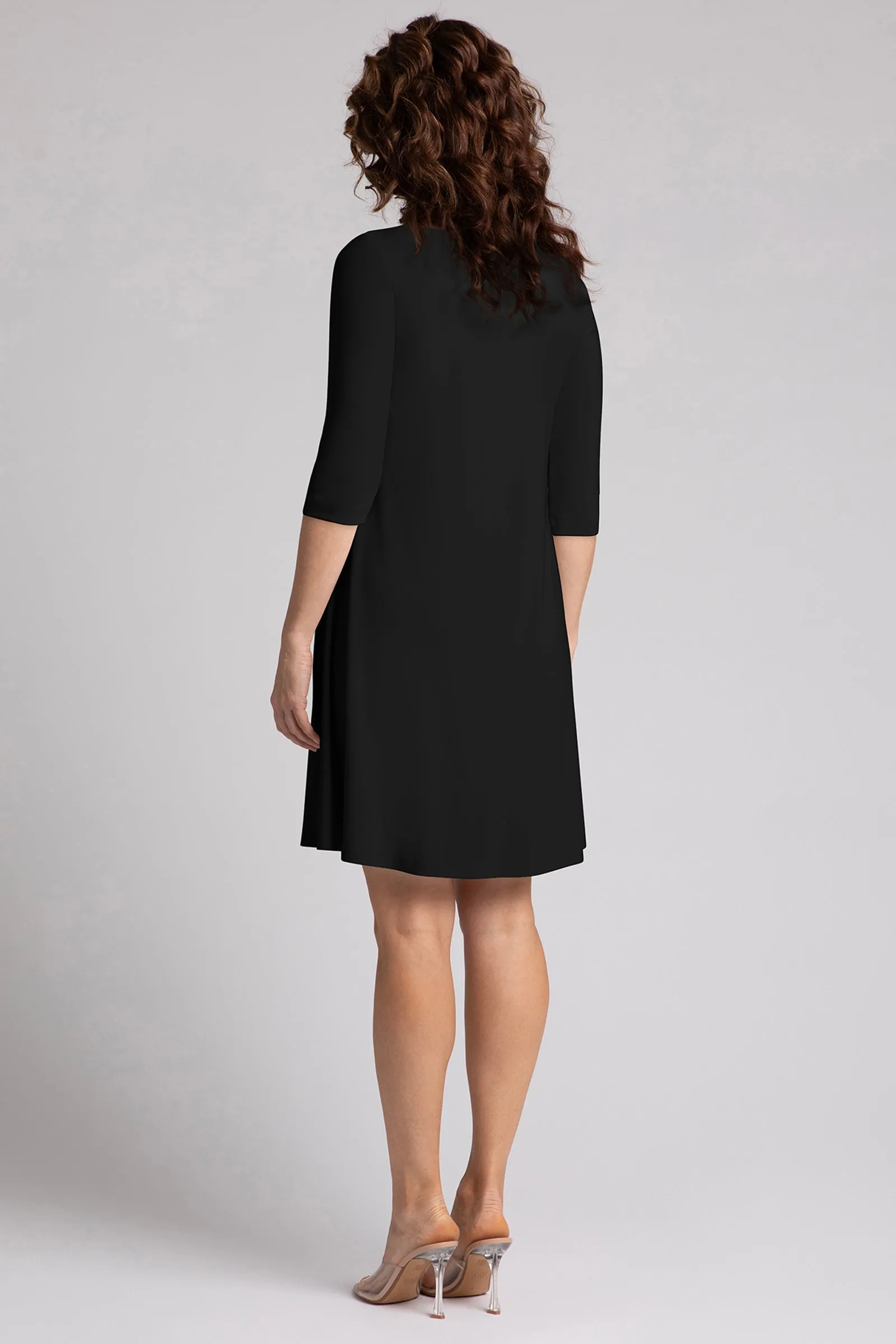 Nu Trapeze Dress | Black