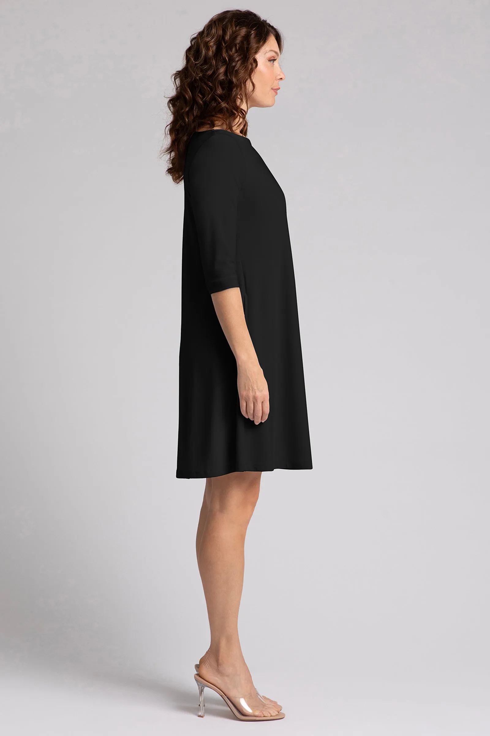 Nu Trapeze Dress | Black