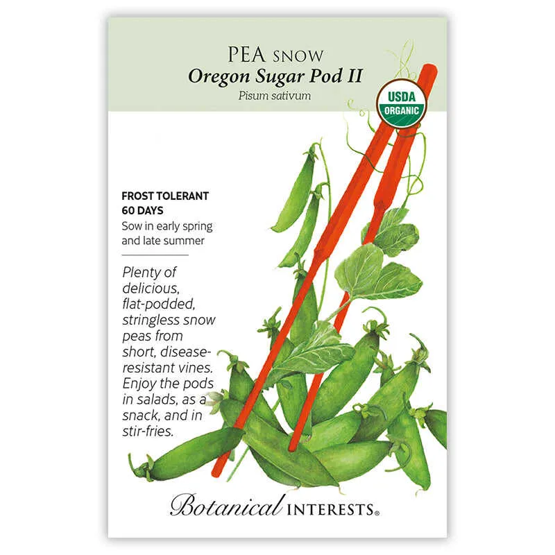 Oregon Sugar Pod II Snow Pea Seeds