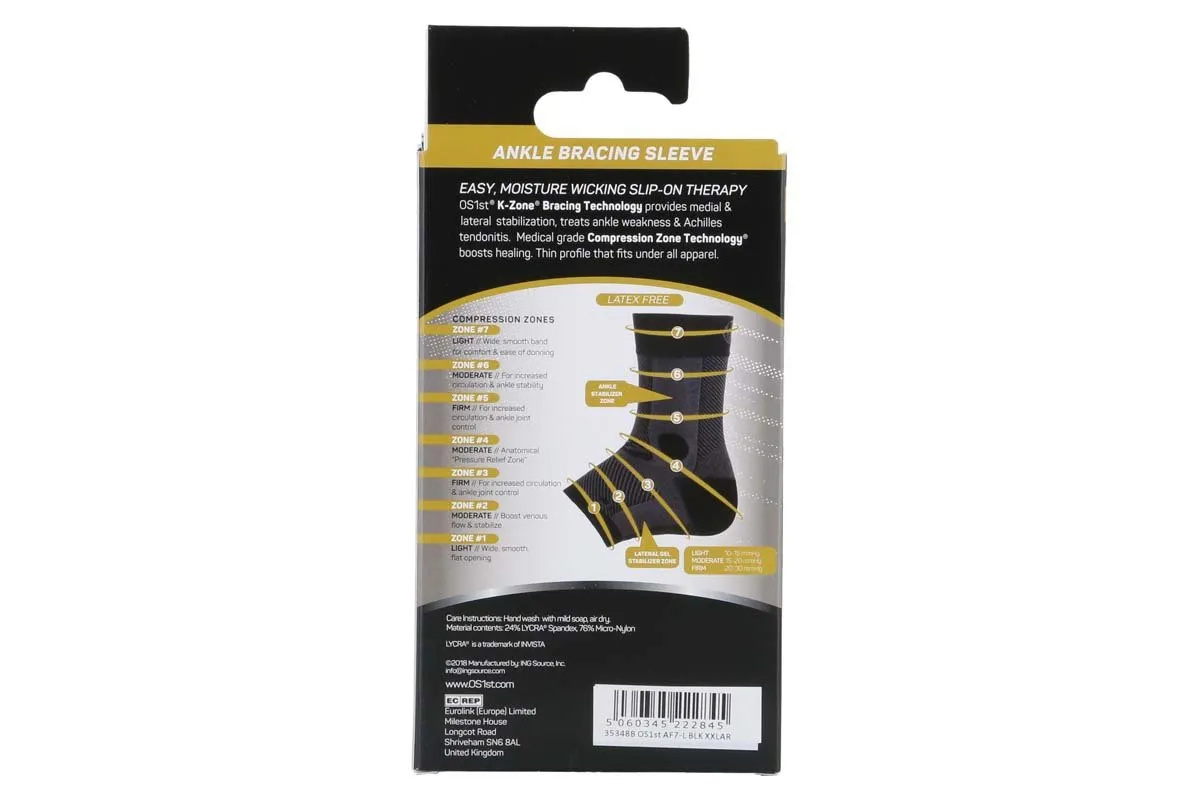 OS1st AF7 Ankle Bracing Sleeve