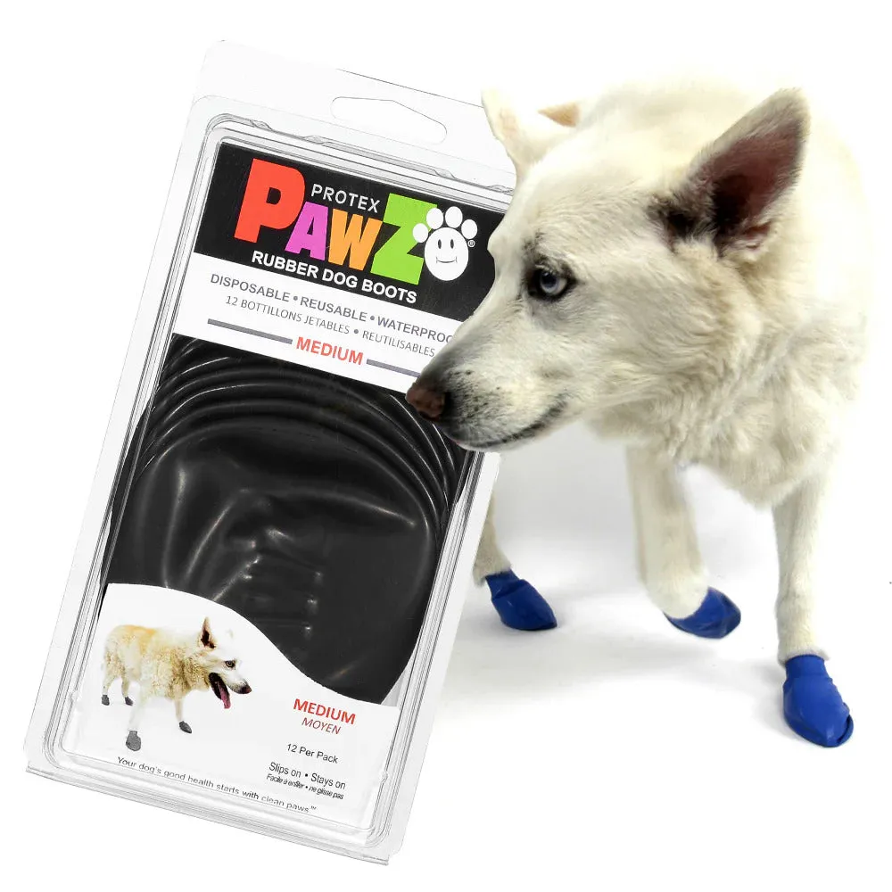 Pawz Boots - Black Rubber - Dog Boot