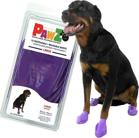 Pawz Waterproof Rubber Dog Boots