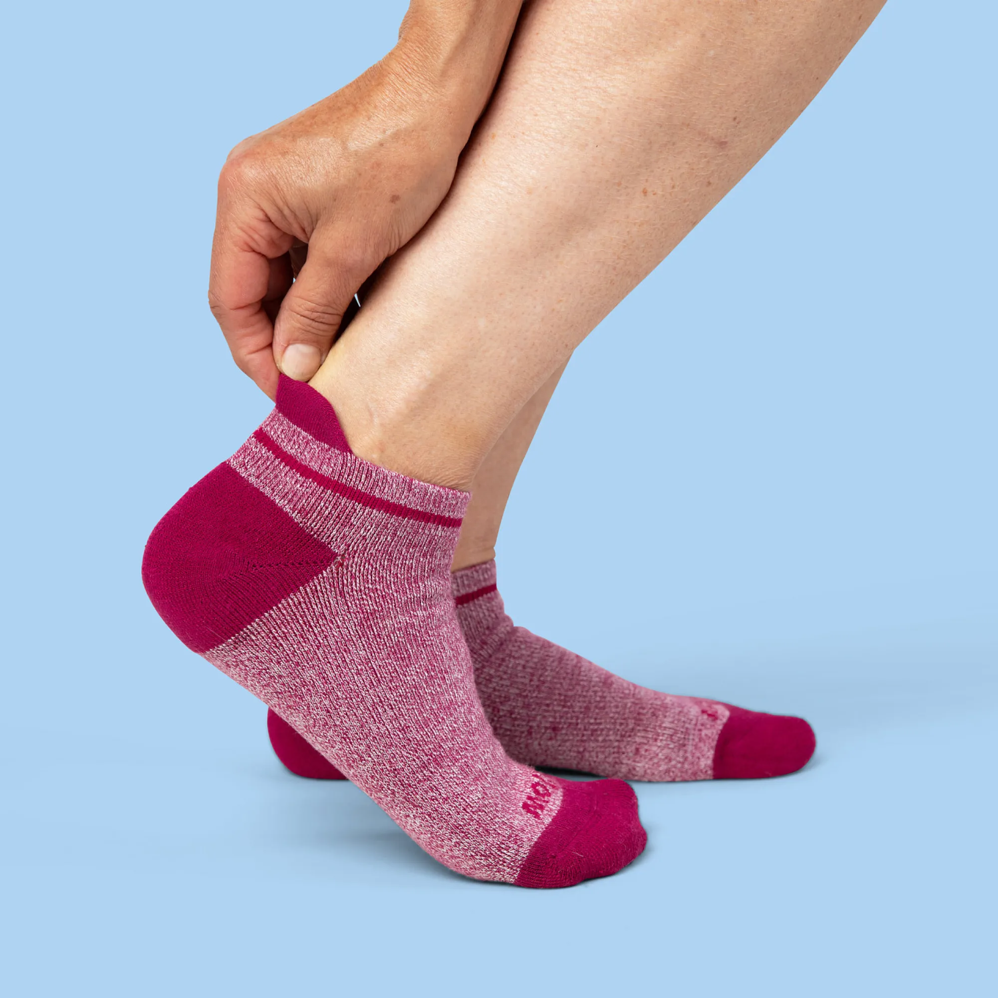 Plum Twist  - Ankle Sock - 5 Pack