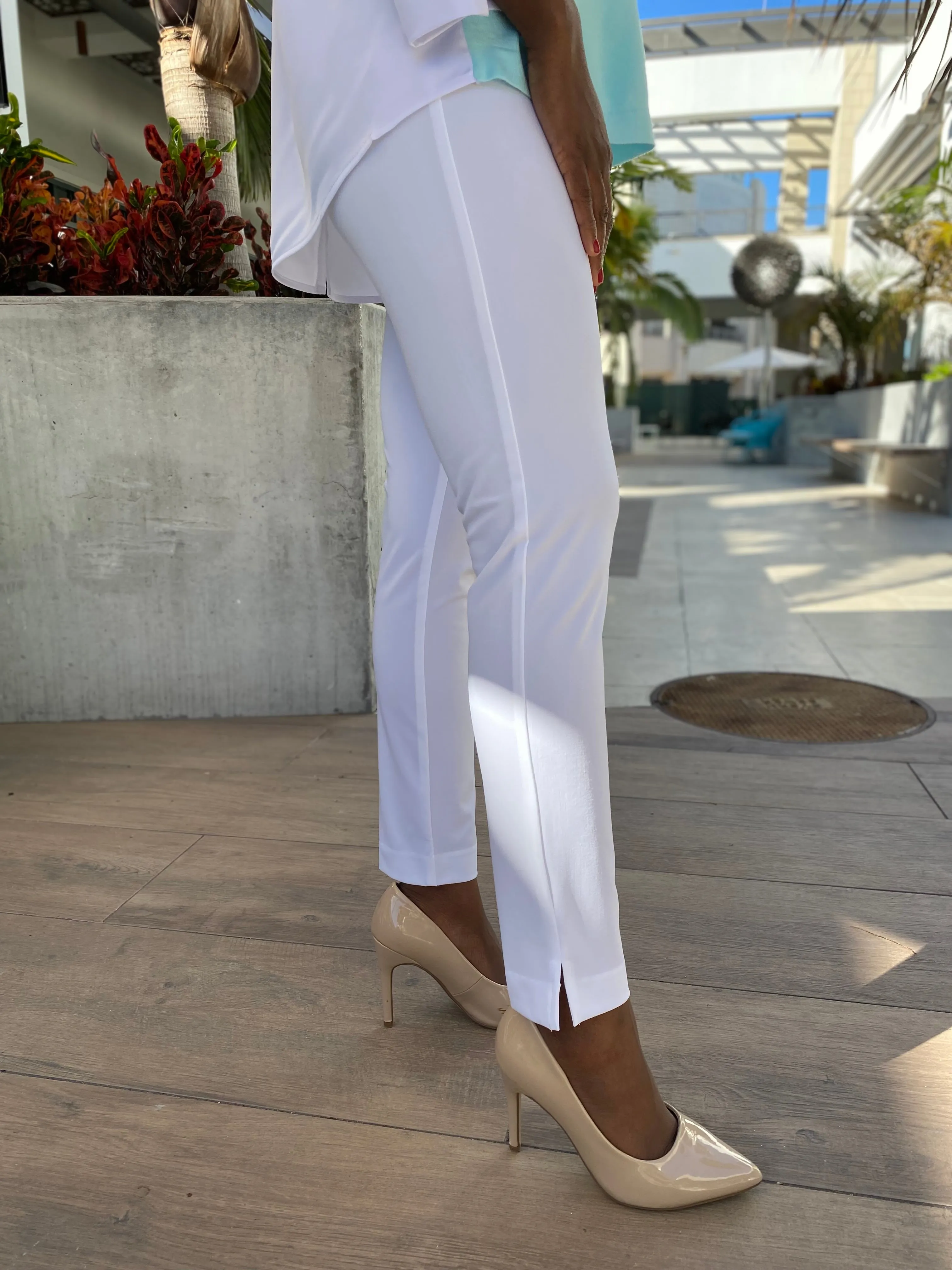 Portofino Ankle Pant White