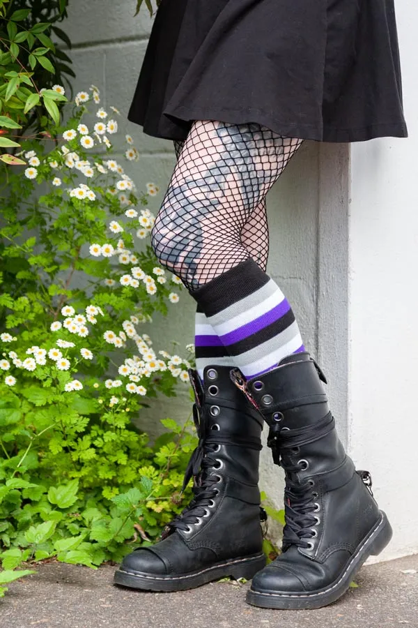 Pride Stripes Knee High Socks