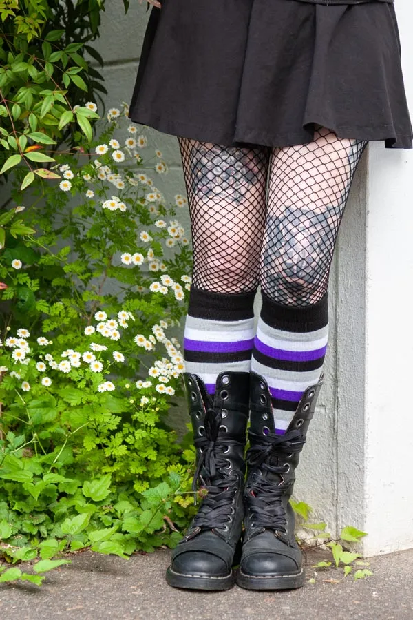 Pride Stripes Knee High Socks