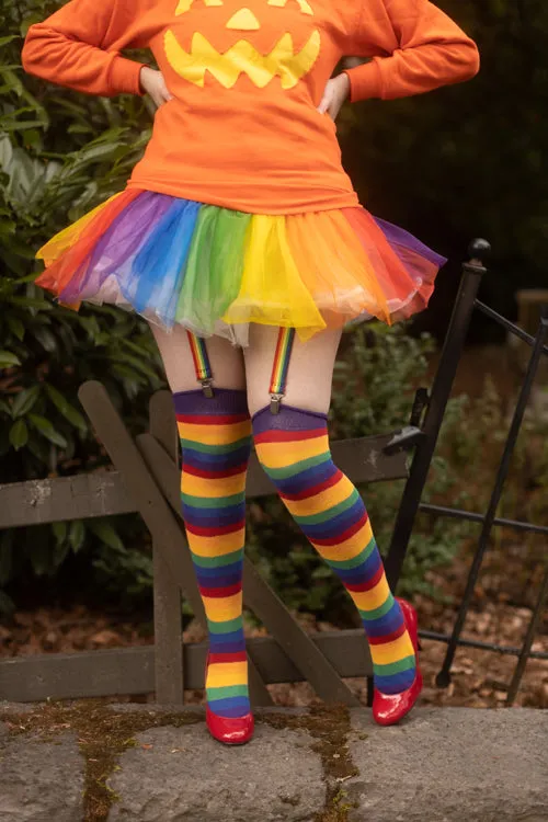 Rainbow Dreams Knee Socks - Classic Rainbow