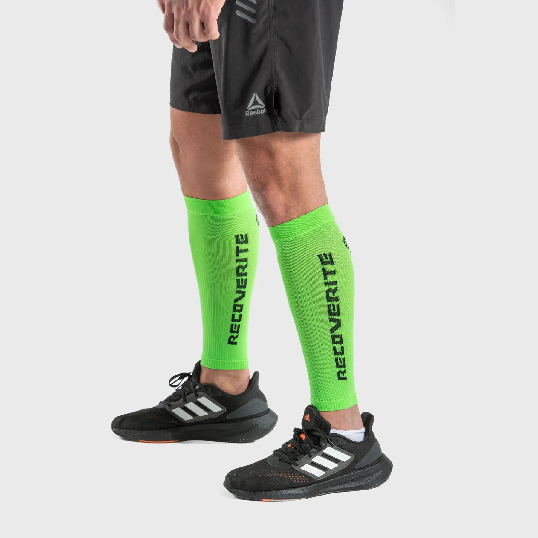 Recoverite - Green Knit Calf Compression Sleeves