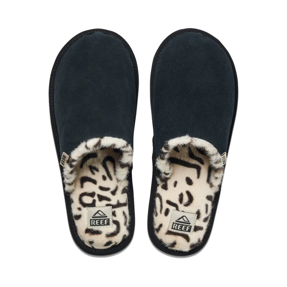 Reef Cozy Slipper Snow Leopard כפכפי נשים ריף