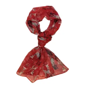 Santa Deer Scarf , by A Walk In The Park®