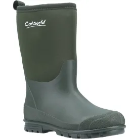 Senior Hilly Neoprene Wellingtons Boots Green