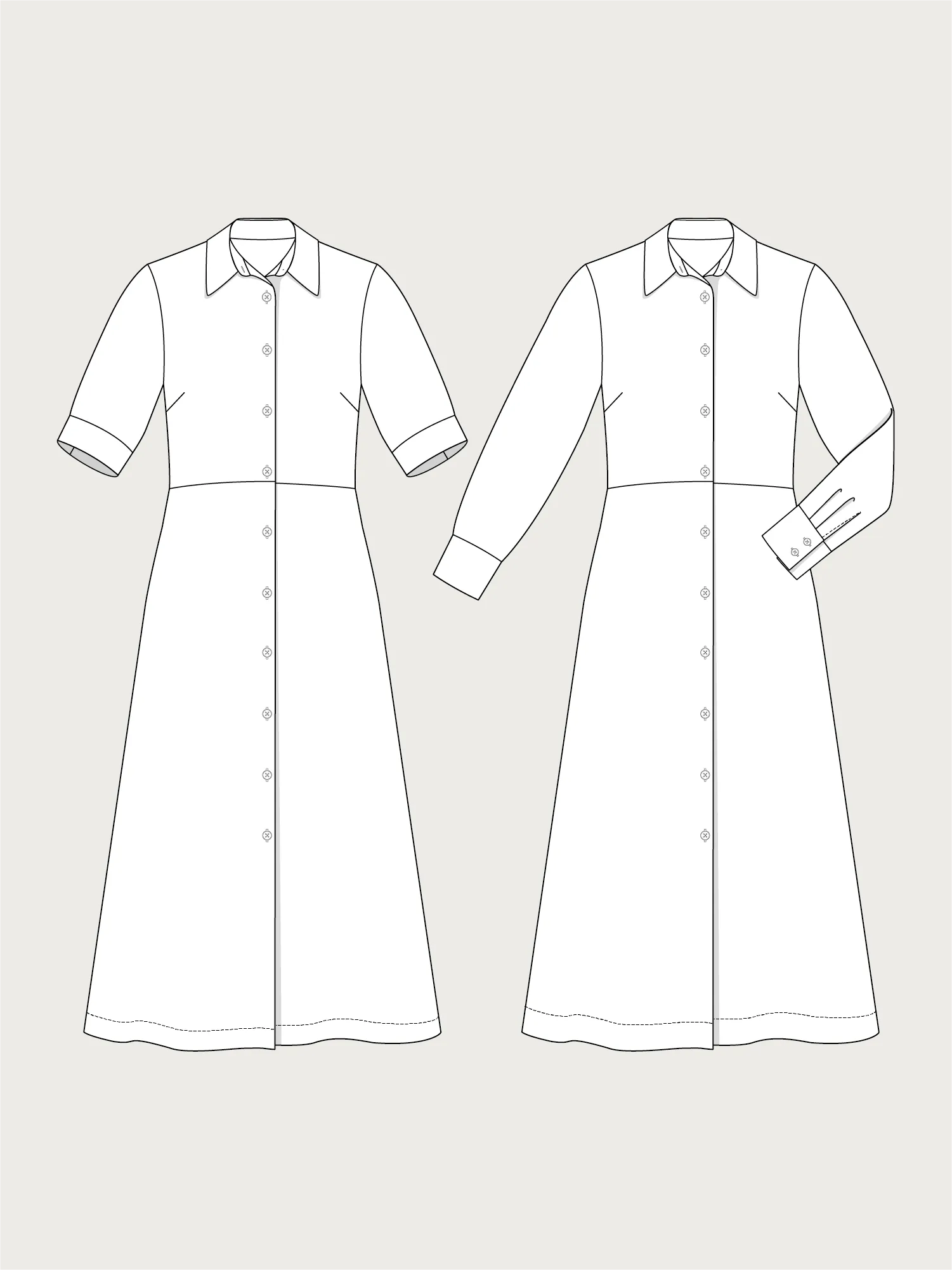 SHIRT DRESS PATTERN