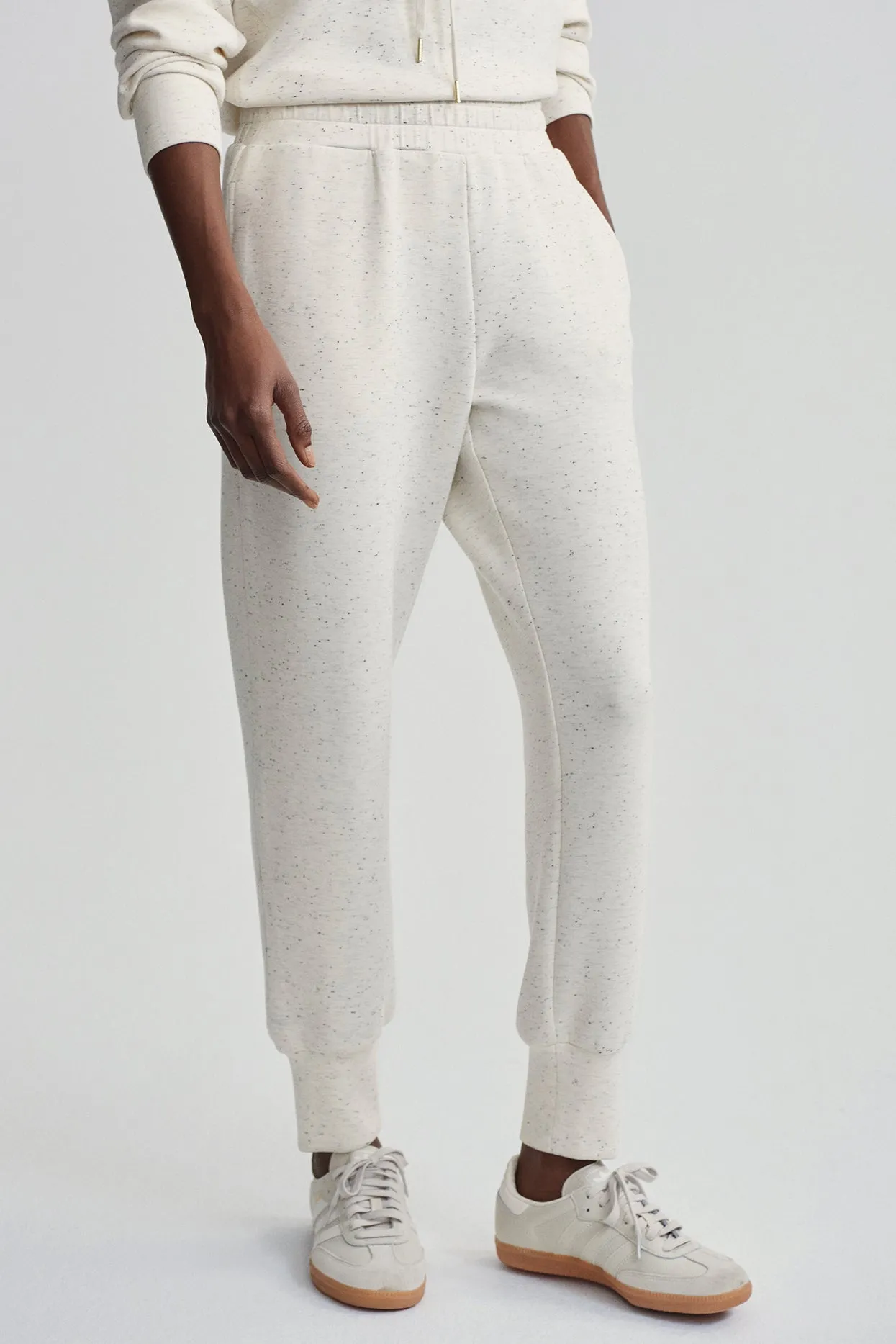 SLIM CUFF PANT IVORY FLECK