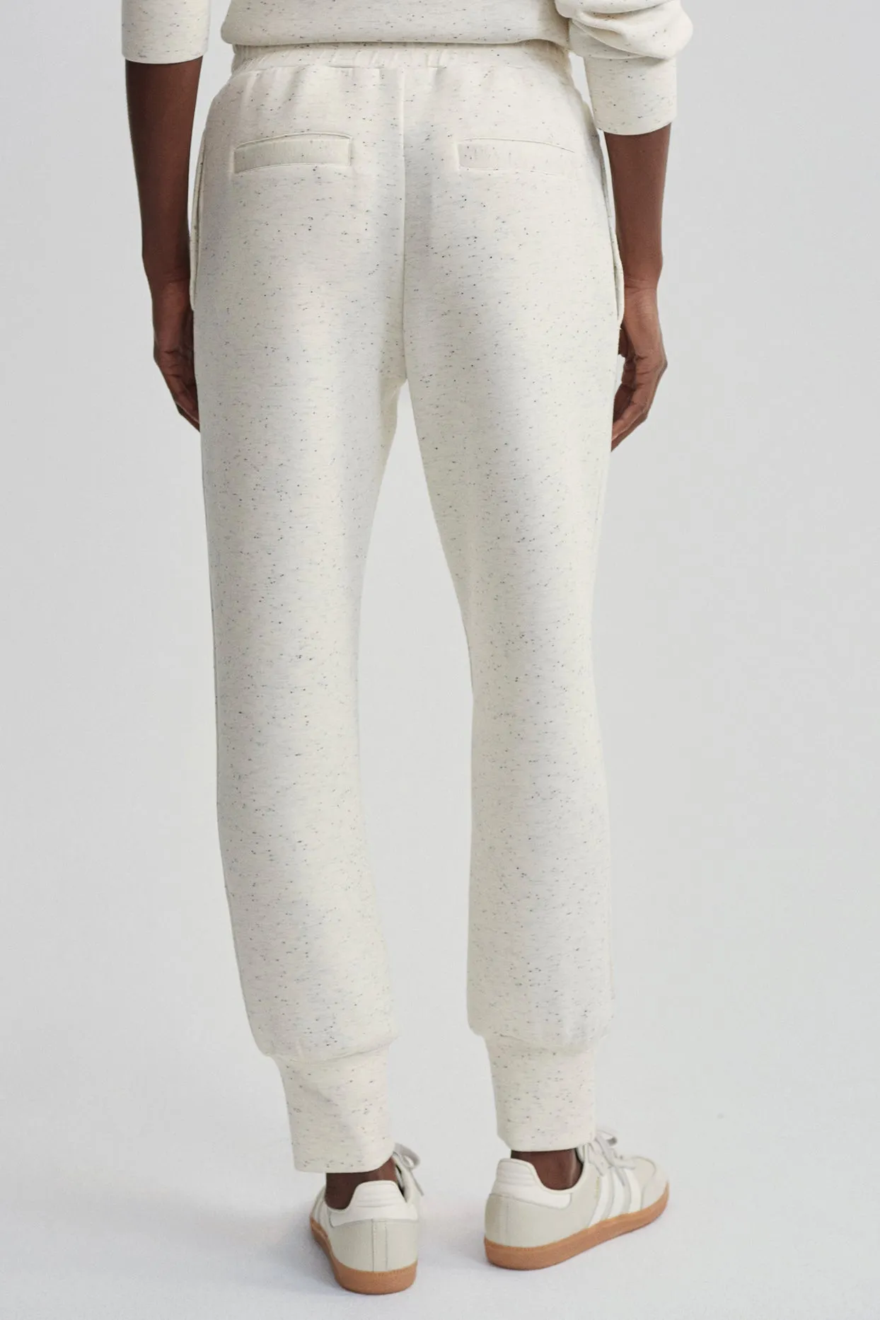 SLIM CUFF PANT IVORY FLECK