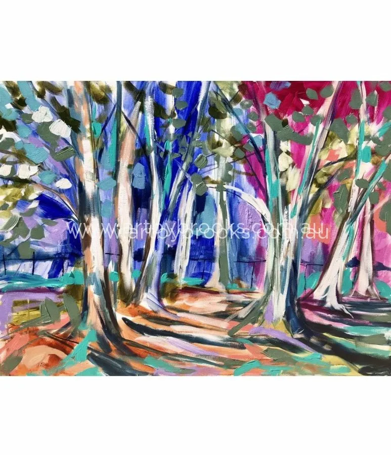 Snow gum lane - art print