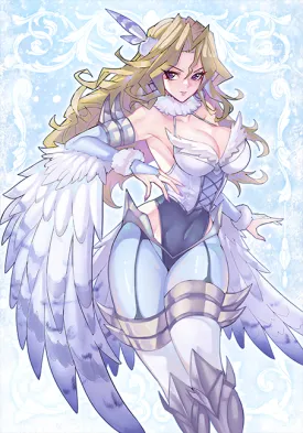 Set of 70 Snow Harpy Val Card Sleeves in Yu-Gi-Oh Size