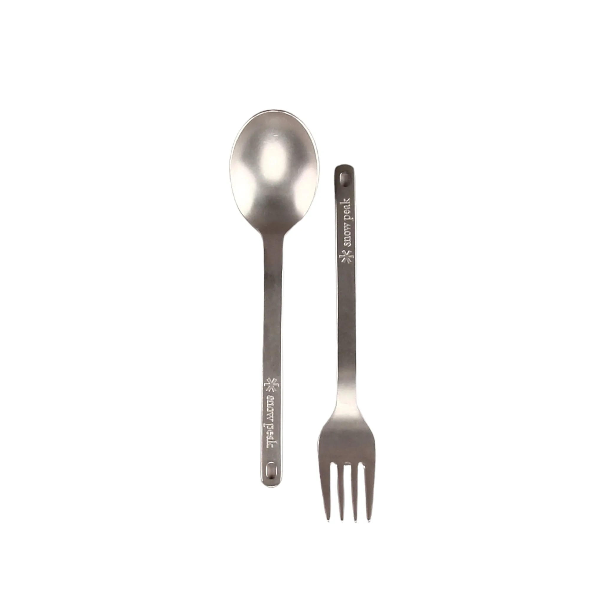 Snow Peak Titanium Fork and Spoon Set