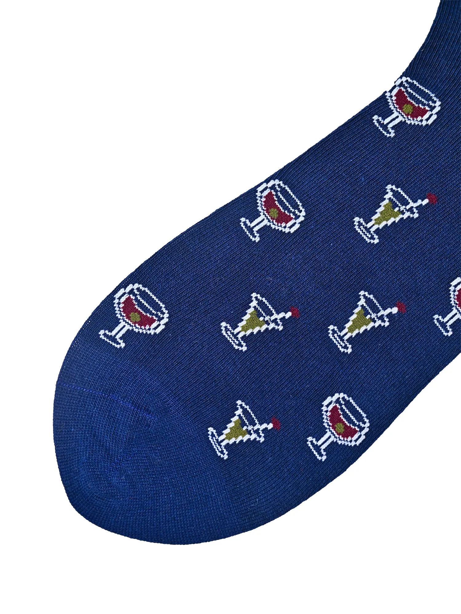 Socktail | Navy Mid-Calf Socks For Men | 1 Pair