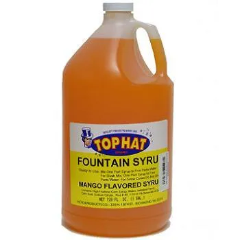 Top Hat Snow Cone Syrup, 1 gal.