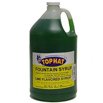 Top Hat Snow Cone Syrup, 1 gal.