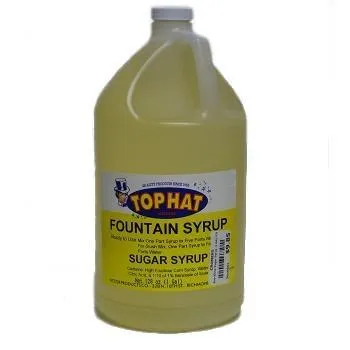 Top Hat Snow Cone Syrup, 1 gal.