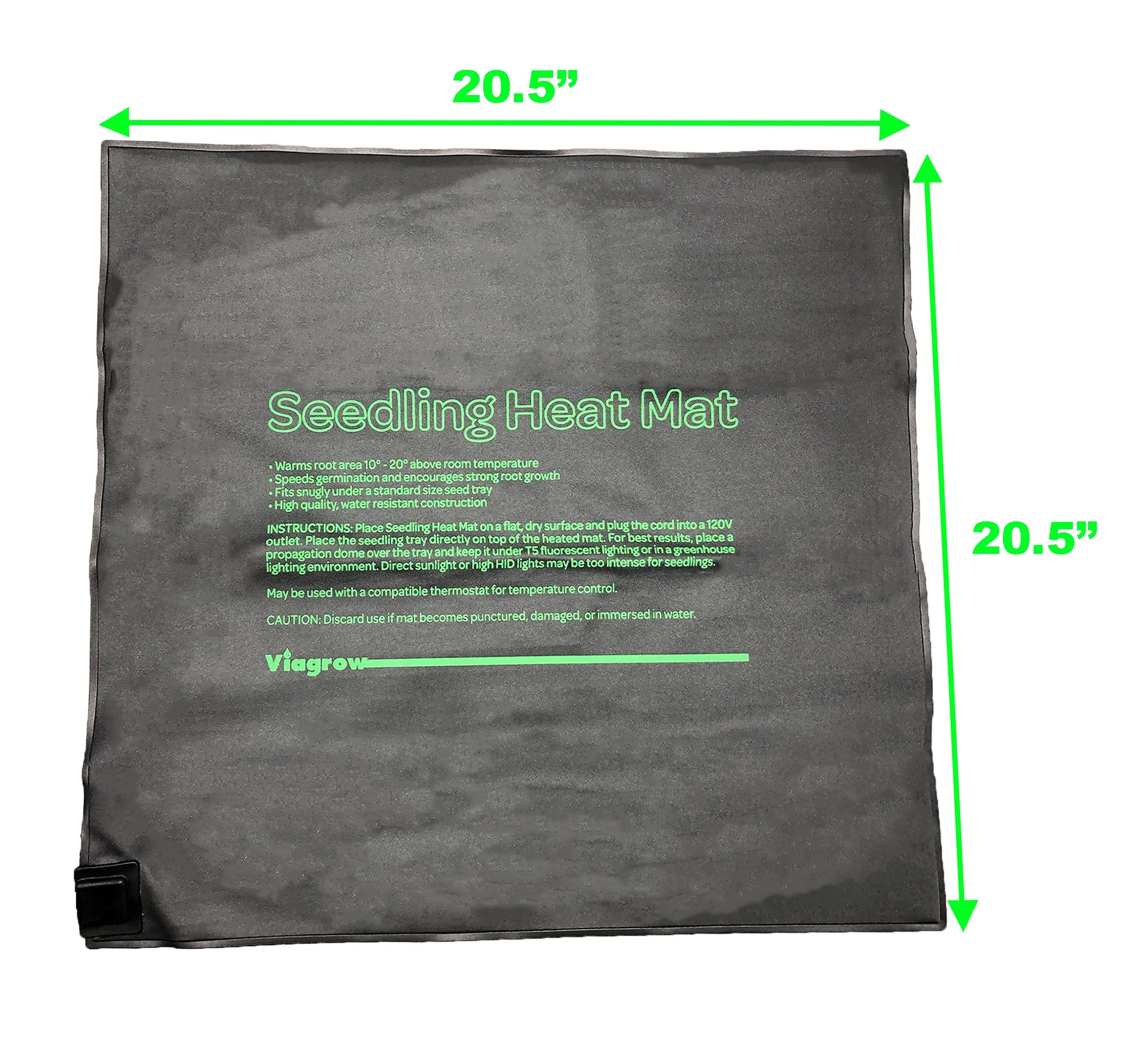 Viagrow 20.5" x 20.5" Seedling Heat Mat (EA)