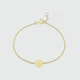 Westbourne 9ct Yellow Gold Disc Bracelet