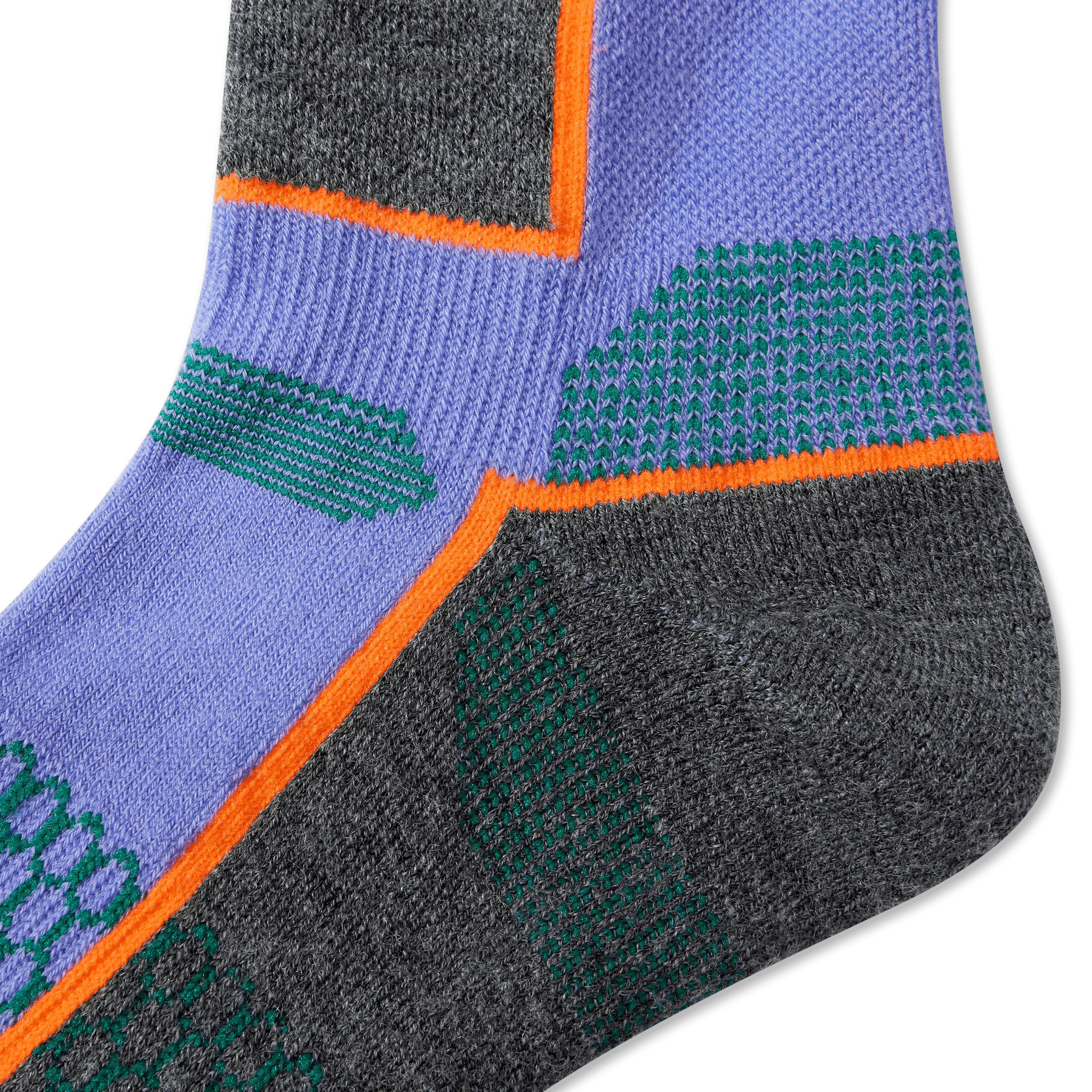 Youth Mid-Cushion Merino Wool Blend Ski & Snowboard Sock 6-Pack